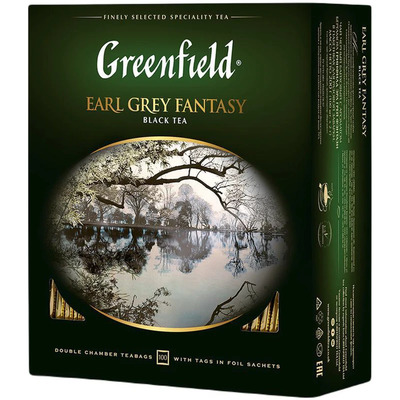 Чай GREENFIELD Earl Grey Fantasy 200г (100пак*2г)