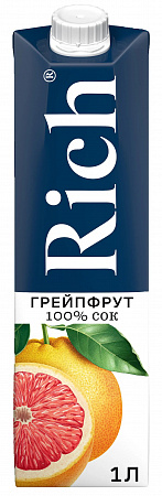 Сок RICH грейпфрутовый 1л т/п