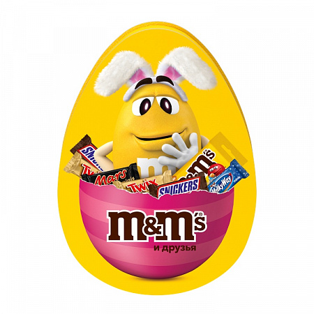 Подарочный набор кондитерских изделий M&Ms и друзья Пасхальное Яйцо 217г