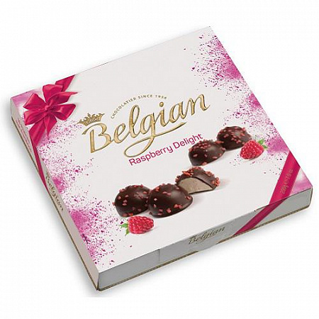 Конфеты BELGIAN пралине со вкусом Малины 200г