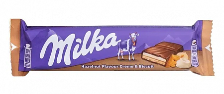 Батончик MILKA Крим и бисквит 46г