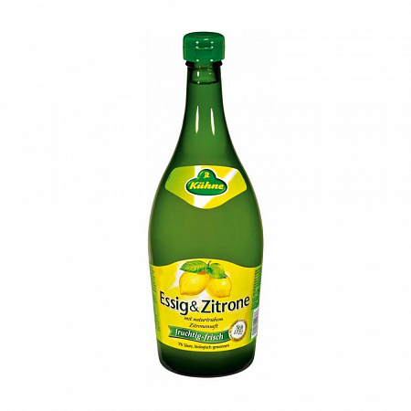 Уксус KUHNE с лимонным соком 5% 750мл с/б