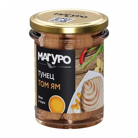 Тунец МАГУРО Том Ям 200гр ст/б