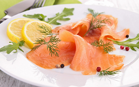 Семга с лимоном с/c Рыбный хит филе-ломтики