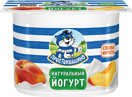 Йогурт Простоквашино Персик 2,9% 110г Продукт без ЗМЖ