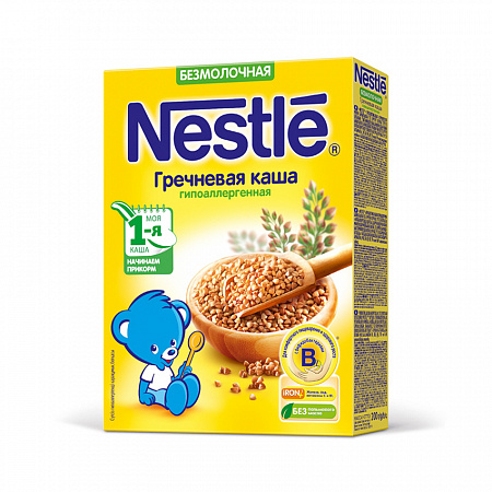 Каша NESTLE Безмолочная гречневая с 5мес 200г пауч