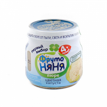 Пюре ФРУТОНЯНЯ цветная капуста с 4мес 80г с/б