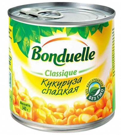 Кукуруза BONDUELLE 212мл ж/б
