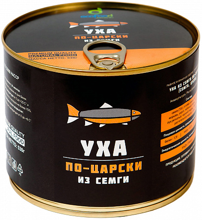 Уха ECOFOOD из семги  по-Царски 530г ж/б