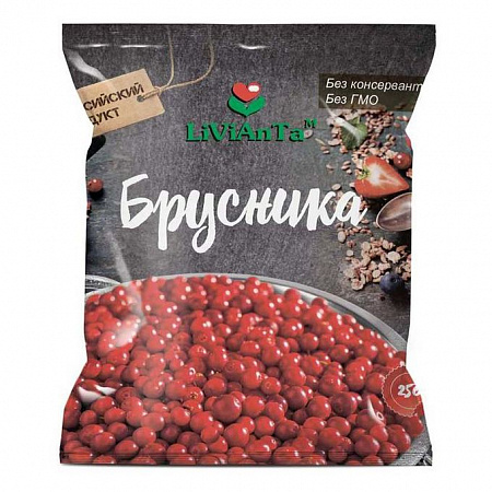 Брусника LIVIANTA с/м 250г