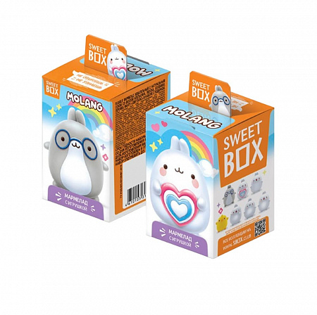 Мармелад СВИТБОКС MOLANG   с подарком в коробочке 10г