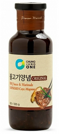 Соус-Маринад Chung Jung One Кулинарный с имбирем и сливой 410мл