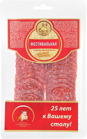 Колбаса СПК Фестивальная 100г с/к нарезка