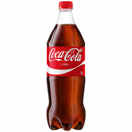 Напиток газированный COCA-COLA 1л п/б
