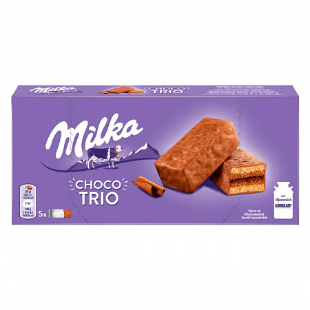 Бисквит MILKA Шоколадное трио 150г