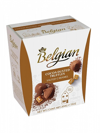 Трюфели BELGIAN с соленой карамелью 200г