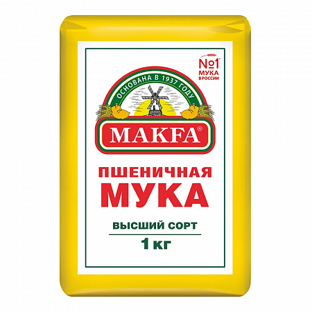Мука МАКФА пшеничная в/с 1кг 