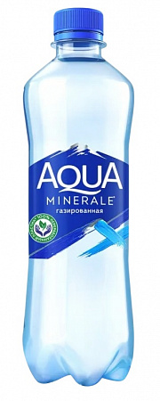 Вода питьевая AQUA MINERALE газ 0,5л п/б