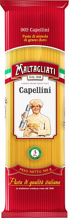 Макаронные изделия MALTAGLIATI №002 Спагетти тонкие 450г