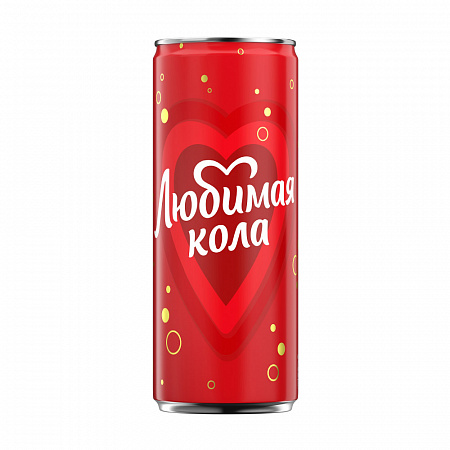Напиток газированный Любимая Кола 0,33л ж/б
