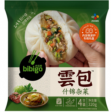 Булочки бао BIBIGO со чапче 320г
