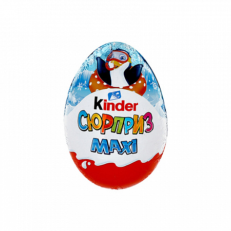 Яйцо шоколадное KINDER Сюрприз maxi 100г