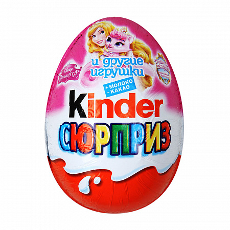 Яйцо шоколадное KINDER Сюрприз д/девочек 20г
