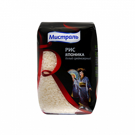Крупа рис МИСТРАЛЬ японика 500г