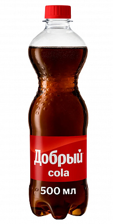 Напиток газированный ДОБРЫЙ Кола 0,5л п/б