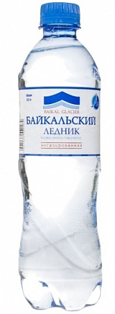 Вода питьевая АКВА Байкальский ледник н/газ 0,5л п/б