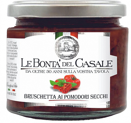 Брускетта LE BONTA'DEL CASALE из томатов 212мл с/б