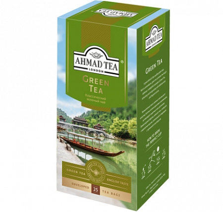 Чай AHMAD TEA зеленый 50г (25пак*2г)